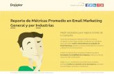Reporte de Métricas Promedio en Email Marketing General y por ...