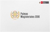 Palmas Magisteriales 2016 (cronogramas y preguntas frecuentes)