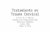 Tratamiento en trauma cervical 2016