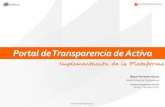 PdT-TA Presentacion Portal de Transparencia Activa