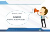 Webinar ISO 20000 Gestion de Servicios de TI