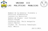 Las Politicas Publicas.
