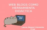 Web blogs como herramienta didáctica