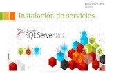 SQL Server 2012 services
