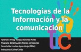 Tecnologias de la información y la comunicación (TIC)