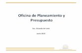 Oficina de Planeamiento y Presupuesto (Uruguay) / Eduardo de León