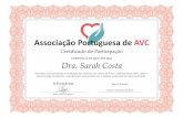 Certificado AVC Sarah Costa