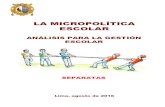 Separatas - La micropolítica en la escuela