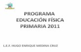 PROGRAMA EDUCACIÓN FÍSICA PRIMARIA 2011