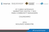Calendario_07 Curso Intensivo Marketing Digital y SEO para Community Managers Nicaragua-semestre 2_2014