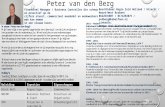 Presentatie Peter van den Berg