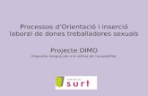 Processos d’Orientació i inserció laboral de dones treballadores sexuals - Projecte DIMO Dispositiu Integral per a la millora de l’ocupabilitat