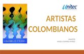 Descripción  artistas colombianos desde 1960