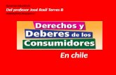 Derechos y deberes de los consumidores en Chile.