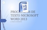 Procesador de texto microsoft word 2013   milagros torres final