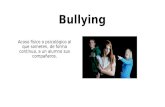 Bullying diapositivas