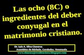 CONF. LAS OCHO (8C) O INGREDIENTES DEL DEBER CONYUGAL EN EL MATRIMONIO CRISTIANO