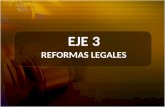 Enlace Ciudadano Nro 209 tema:  eje no. 3 reformas legales