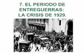El periodo de entreguerras: la crisis de 1929