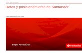 Retos y oportunidades de Banco Santander. Presentación hoy de José Antonio Alvarez, CEO de Banco Santander, en el “XXIII Encuentro del Sector Financiero” organizado en Madrid