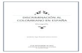 Discriminación al Colombiano en España