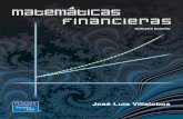 Matemáticas financieras. José Luis Villalobos
