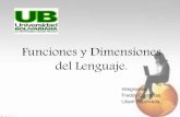 Funciones y dimensiones del lenguaje