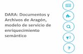 DARA: Documentos y Archivos de Aragón, modelo de servicio de enriquecimiento semántico