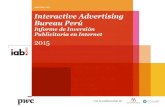 Informe de inversion publicitaria en internet 2015