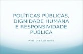 Políticas públicas e dignidade humana