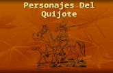 Los personajes de D. Quijote de la Mancha