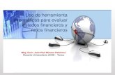 USO DE HERRAMIENTAS INFORMATICAS PARA EVALUAR ESTADOS FINANCIEROS Y RATIOS FINANCIEROS