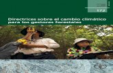 Directrices sobre el cambio climático para los gestores forestales
