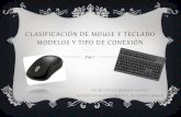 Clasificación de mouse y teclado modelos y tipo