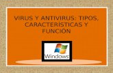Virus y antivirus: tipos, características y función