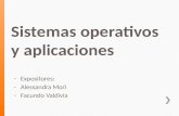 Sistemas operativos y aplicaciones