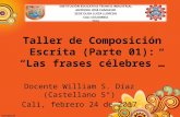 Clase castellano 5°-02-24-17_taller composición escrita parte 1