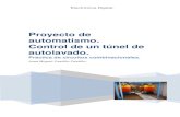 Proyecto de automatismo. Control de un tunel  de autolavado
