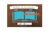 Boletín ultimas incorporacións bibliográfica. Biblioteca Provincial da Coruña. Febreiro 2017