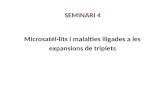 Seminari 4: Microsatèl·lits i malalties lligades a les expansions de triplets