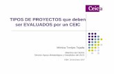 Tipos de proyectos que deben ser evaluados por un CEIC