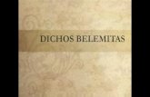 DICHOS BELEMITAS