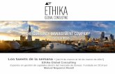 Los tweets de la semana de Ethika Global Consulting