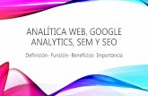 Analítica web, google analytics, sem y seo
