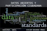 Datos abiertos y participacion ciudadana - Conferencia Universidad Veracruzana