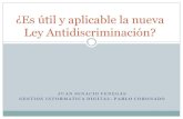 Ley antidiscriminacion- JuanIgnacio Venegas
