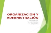 Organizacion en la administracion