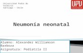 Neumonía neonatal
