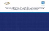 Anteproyectos de Ley de Procedimientos Administrativos y Ley de la Jurisdicción Contencioso Administrativa de El Salvador