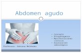 Seminario de abdomen agudo, obstruccion intestinal y diarrea